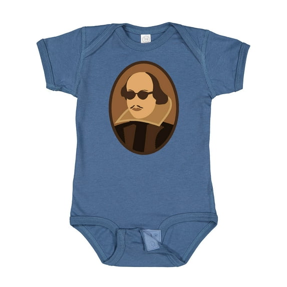 Inktastic Funny Rockin' Shakespeare Boys or Girls Baby Bodysuit
