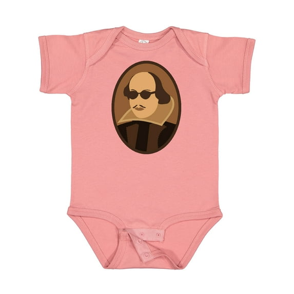 Inktastic Funny Rockin' Shakespeare Boys or Girls Baby Bodysuit