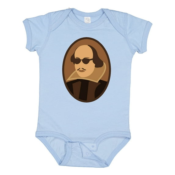 Inktastic Funny Rockin' Shakespeare Boys or Girls Baby Bodysuit