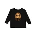 thumbnail image 1 of Inktastic Funny Rockin' Shakespeare Boys or Girls Long Sleeve Toddler T-Shirt, 1 of 5