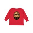 thumbnail image 1 of Inktastic Funny Rockin' Shakespeare Boys or Girls Long Sleeve Toddler T-Shirt, 1 of 5