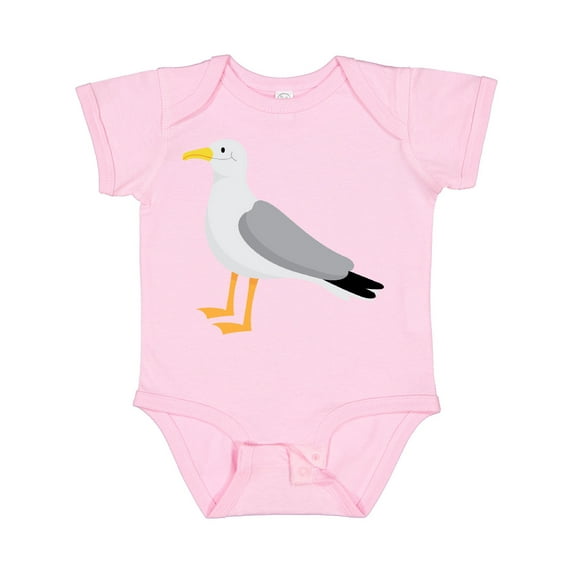 Inktastic Funny Seagull Bird Boys or Girls Baby Bodysuit