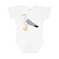thumbnail image 1 of Inktastic Funny Seagull Bird Boys or Girls Baby Bodysuit, 1 of 5