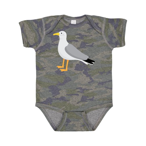 Inktastic Funny Seagull Bird Boys or Girls Baby Bodysuit