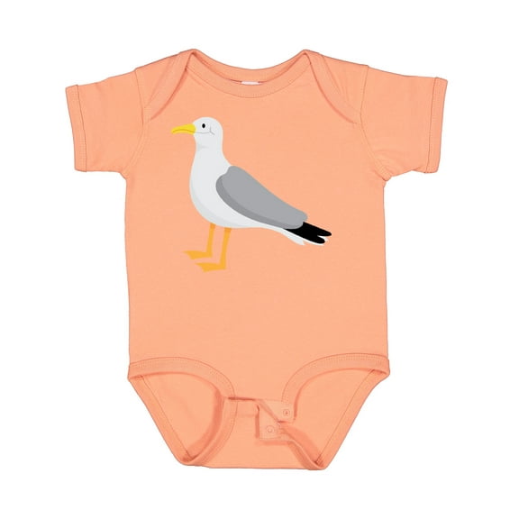 Inktastic Funny Seagull Bird Boys or Girls Baby Bodysuit