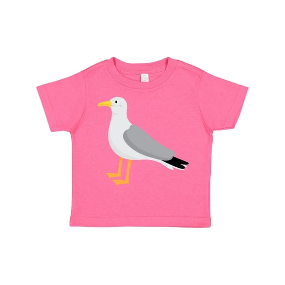 Inktastic Funny Seagull Bird Boys or Girls Toddler T-Shirt
