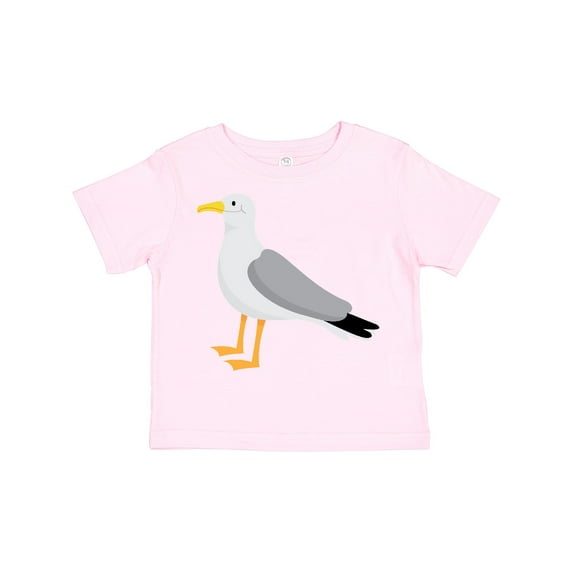 Inktastic Funny Seagull Bird Boys or Girls Toddler T-Shirt