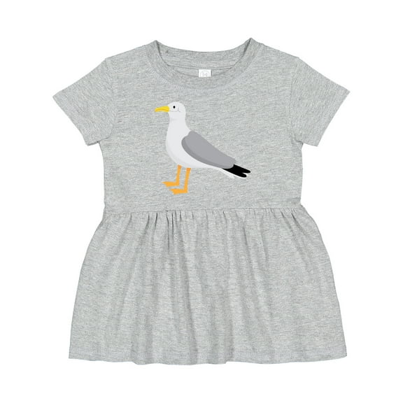 Inktastic Funny Seagull Bird Girls Baby Dress
