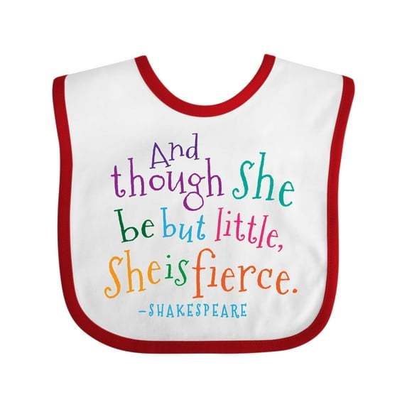 Inktastic Funny Shakespeare Quote Boys or Girls Baby Bib