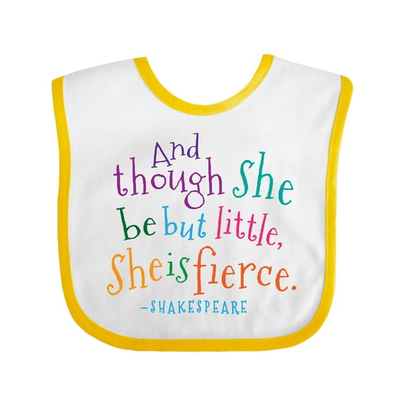 Inktastic Funny Shakespeare Quote Boys or Girls Baby Bib