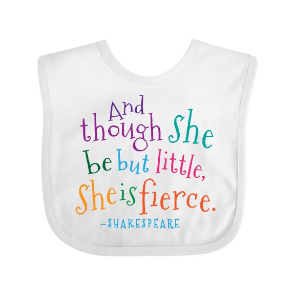Inktastic Funny Shakespeare Quote Boys or Girls Baby Bib