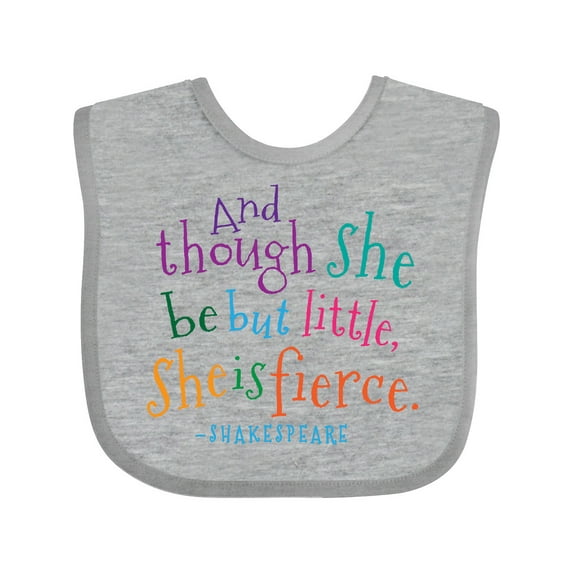 Inktastic Funny Shakespeare Quote Boys or Girls Baby Bib