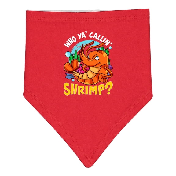 Inktastic Funny Shrimp Baby Baby Bandana Bib