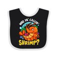 thumbnail image 1 of Inktastic Funny Shrimp Baby Boys or Girls Baby Bib, 1 of 4