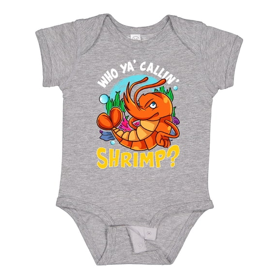Inktastic Funny Shrimp Baby Boys or Girls Baby Bodysuit