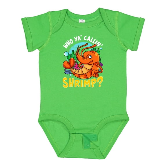 Inktastic Funny Shrimp Baby Boys or Girls Baby Bodysuit