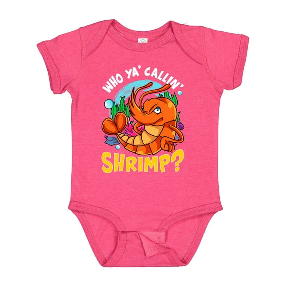 Inktastic Funny Shrimp Baby Boys or Girls Baby Bodysuit