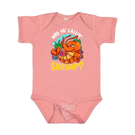 Inktastic Funny Shrimp Baby Boys or Girls Baby Bodysuit