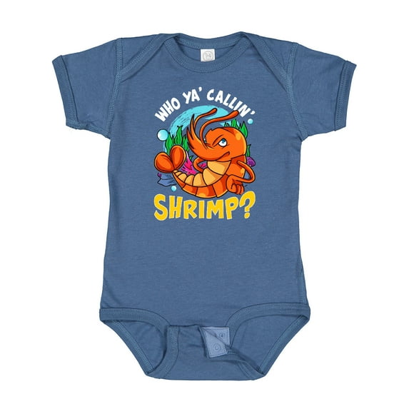 Inktastic Funny Shrimp Baby Boys or Girls Baby Bodysuit