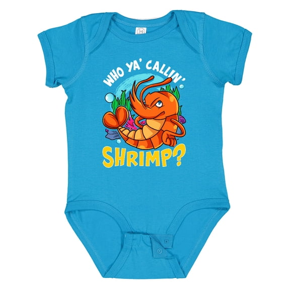 Inktastic Funny Shrimp Baby Boys or Girls Baby Bodysuit