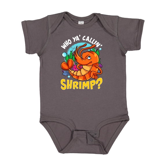 Inktastic Funny Shrimp Baby Boys or Girls Baby Bodysuit
