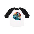 thumbnail image 1 of Inktastic Funny Soccer Skeleton Boys Toddler T-Shirt, 1 of 5