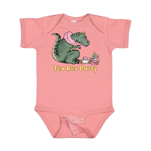 Inktastic Funny Tea Rex Party Boys or Girls Baby Bodysuit