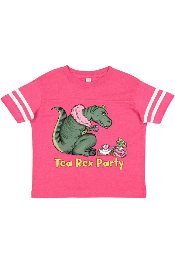 Funny Tea Rex Party Boys or Girls Toddler T-Shirt