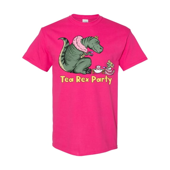 Inktastic Funny Tea Rex Party T-Shirt