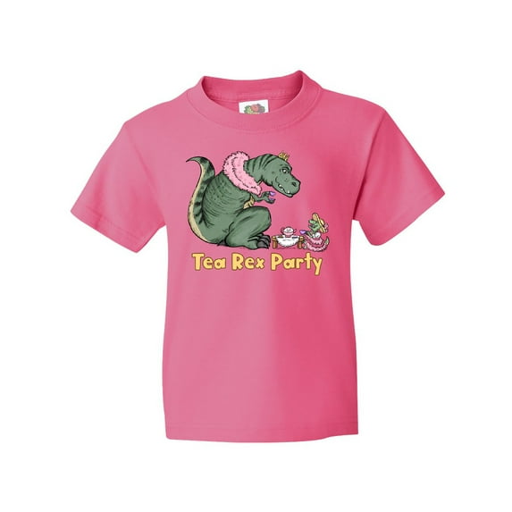 Inktastic Funny Tea Rex Party Youth T-Shirt