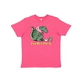thumbnail image 1 of Inktastic Funny Tea Rex Party Youth T-Shirt, 1 of 5