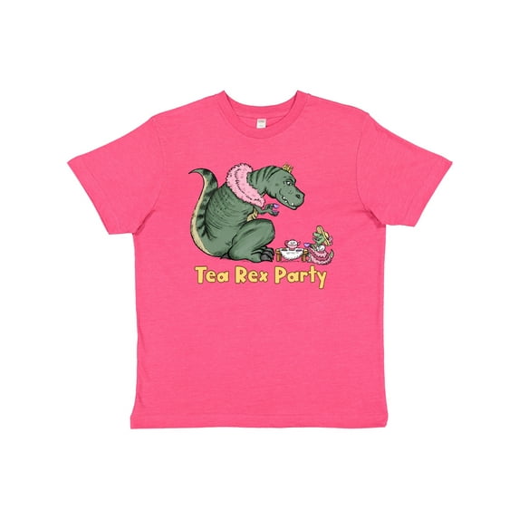 Inktastic Funny Tea Rex Party Youth T-Shirt