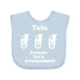 thumbnail image 1 of Inktastic Funny Tuba Player Music Joke Boys or Girls Baby Bib, 1 of 4