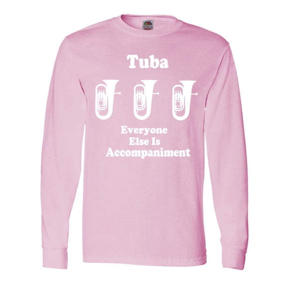 Inktastic Funny Tuba Player Music Joke Long Sleeve T-Shirt