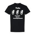 thumbnail image 1 of Inktastic Funny Tuba Player Music Joke T-Shirt, 1 of 5