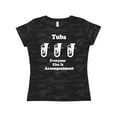 thumbnail image 1 of Inktastic Funny Tuba Player Music Joke Women's T-Shirt, 1 of 5