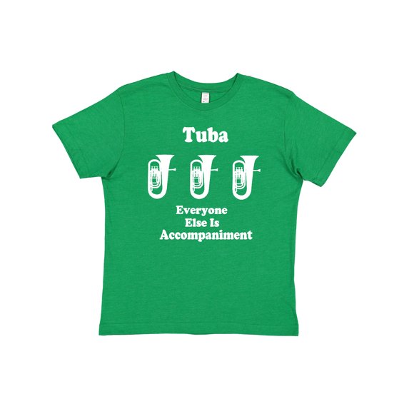 Inktastic Funny Tuba Player Music Joke Youth T-Shirt