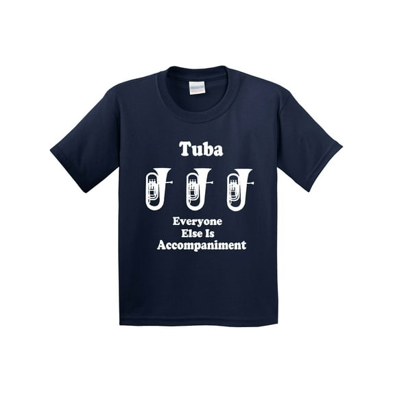 Inktastic Funny Tuba Player Music Joke Youth T-Shirt