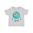 thumbnail image 1 of Inktastic Furry Monster, Blue Monster, Cute Monster, Silly Boys or Girls Toddler T-Shirt, 1 of 5