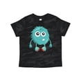 thumbnail image 1 of Inktastic Furry Monster, Blue Monster, Cute Monster, Silly Boys or Girls Toddler T-Shirt, 1 of 5