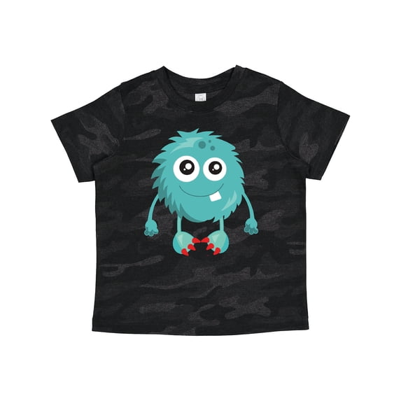 Inktastic Furry Monster, Blue Monster, Cute Monster, Silly Boys or Girls Toddler T-Shirt