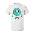 thumbnail image 1 of Inktastic Furry Monster, Blue Monster, Cute Monster, Silly T-Shirt, 1 of 5