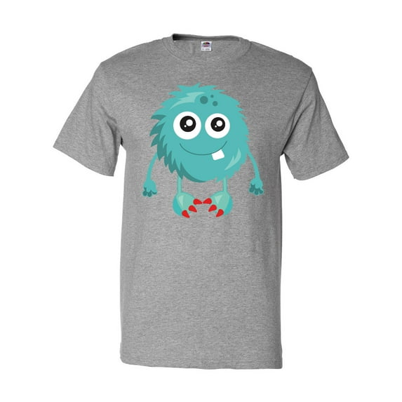 Inktastic Furry Monster, Blue Monster, Cute Monster, Silly T-Shirt