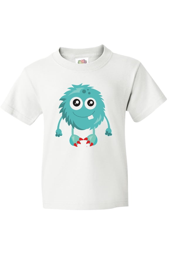 Furry Monster, Blue Monster, Cute Monster, Silly Youth T-Shirt