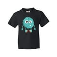 thumbnail image 1 of Inktastic Furry Monster, Blue Monster, Cute Monster, Silly Youth T-Shirt, 1 of 5