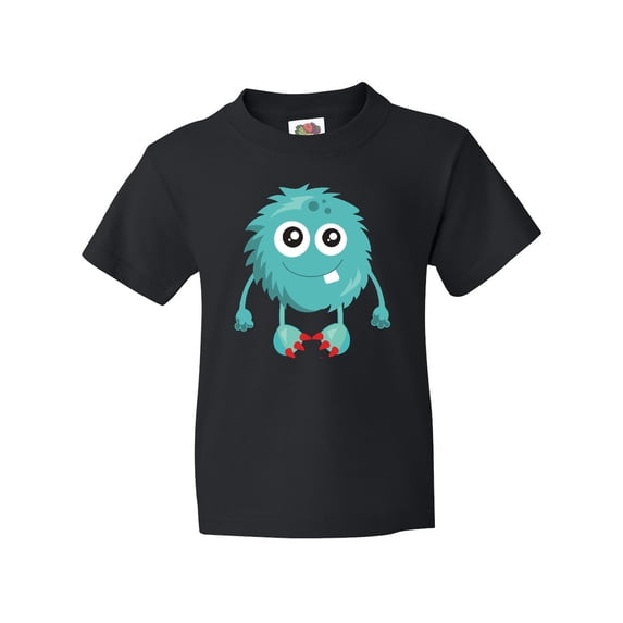 Inktastic Furry Monster, Blue Monster, Cute Monster, Silly Youth T-Shirt
