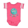 thumbnail image 1 of Inktastic Furry Monster, Little Monster, Blue Monster Boys or Girls Baby Bodysuit, 1 of 5