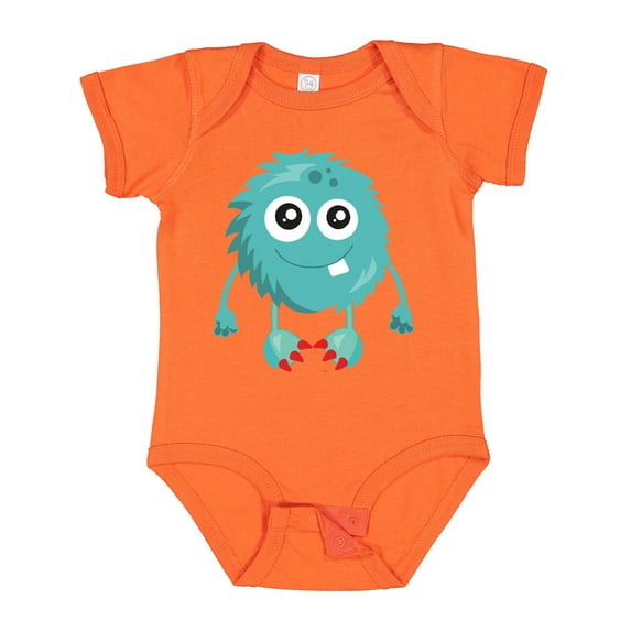 Inktastic Furry Monster, Little Monster, Blue Monster Boys or Girls Baby Bodysuit