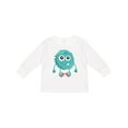 thumbnail image 1 of Inktastic Furry Monster, Little Monster, Blue Monster Boys or Girls Long Sleeve Toddler T-Shirt, 1 of 5