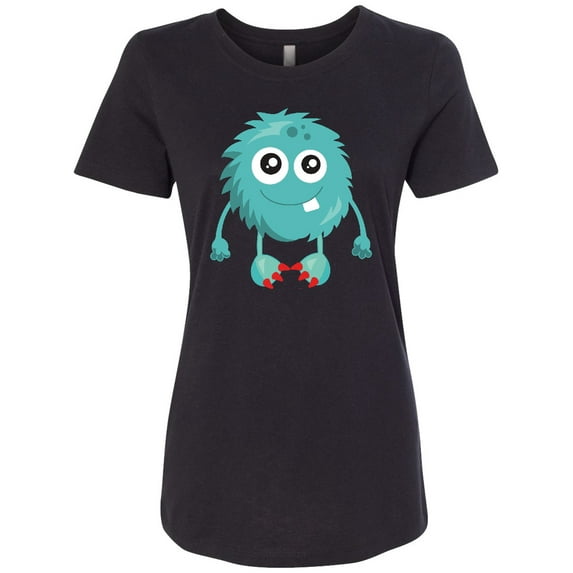 Inktastic Furry Monster, Blue Monster, Cute Monster, Silly Women's T-Shirt